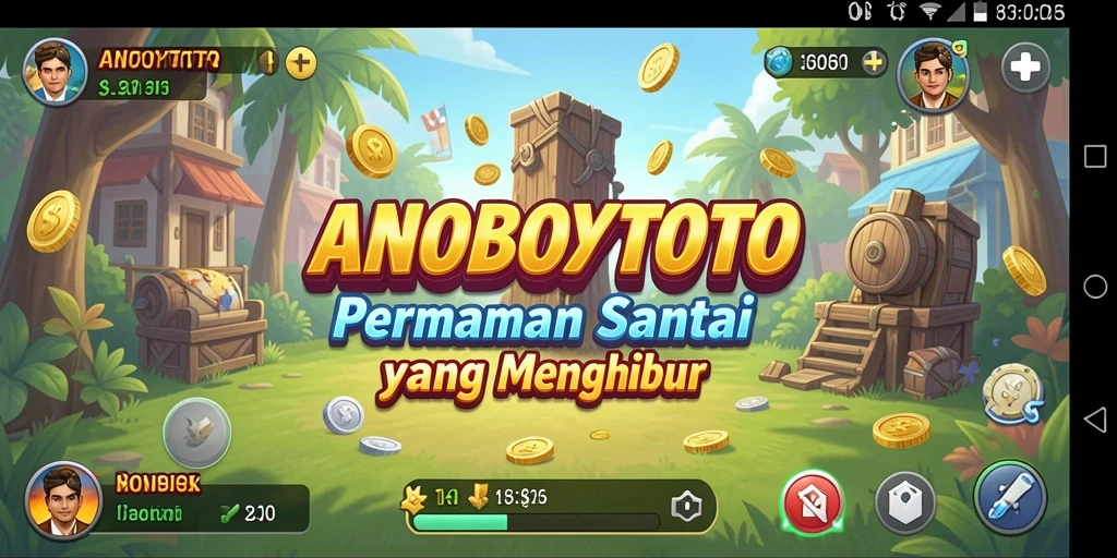 Tampilan gameplay yang menyenangkan dari ANOBOYTOTO.