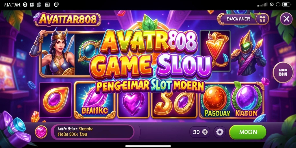Tampilan menarik dari gameplay Slot di AVATAR808.