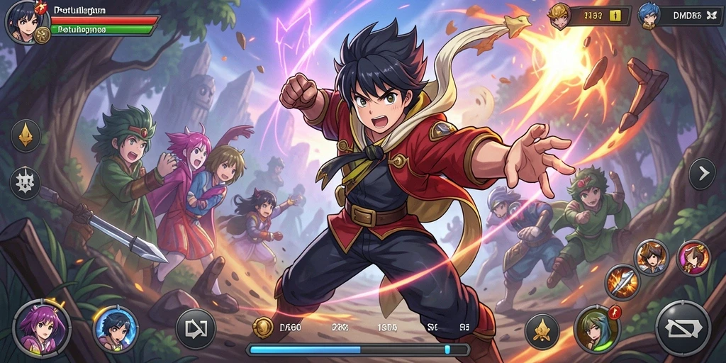 Tampilan gameplay DMD686 yang memukau dan penuh aksi.