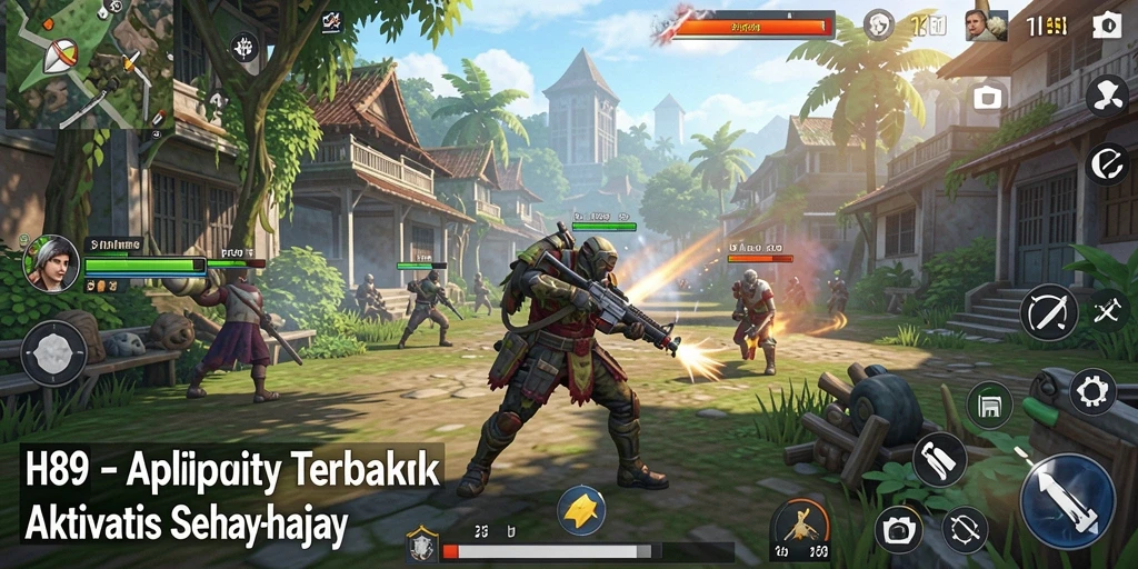 Tampilan antarmuka H89 yang rapi dan fungsional dalam aktivitas sehari-hari.