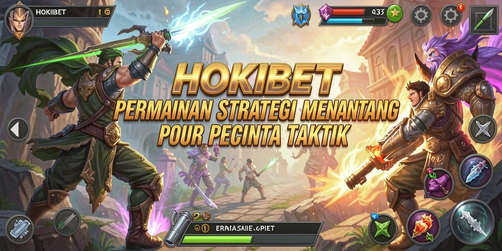 Tampilan gameplay menantang HOKIBET dengan banyak strategi yang diterapkan.