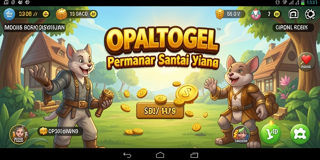 Tampilan gameplay seru dan menarik dari OPALTOGEL.