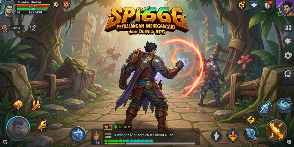 Tampilan gameplay seru SP666 dengan grafis RPG yang menakjubkan.