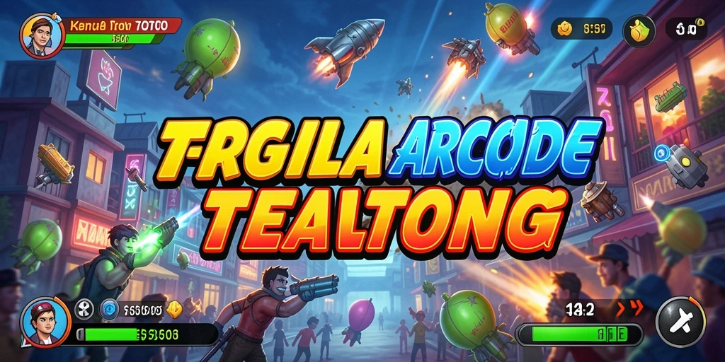 Screenshot gameplay TEGALTOTO yang menunjukkan aksi seru dalam permainan arcade.