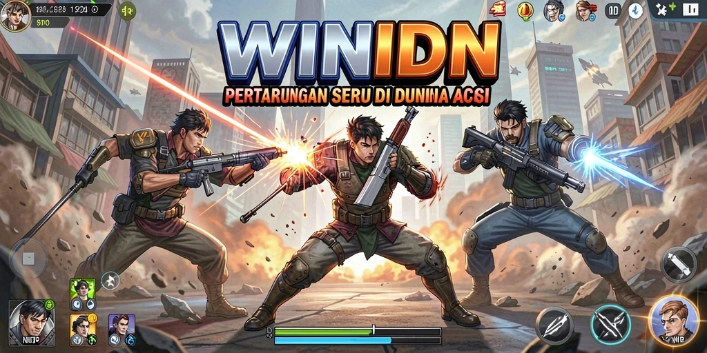 Gameplay seru WINIDN dengan aksi yang mendebarkan.